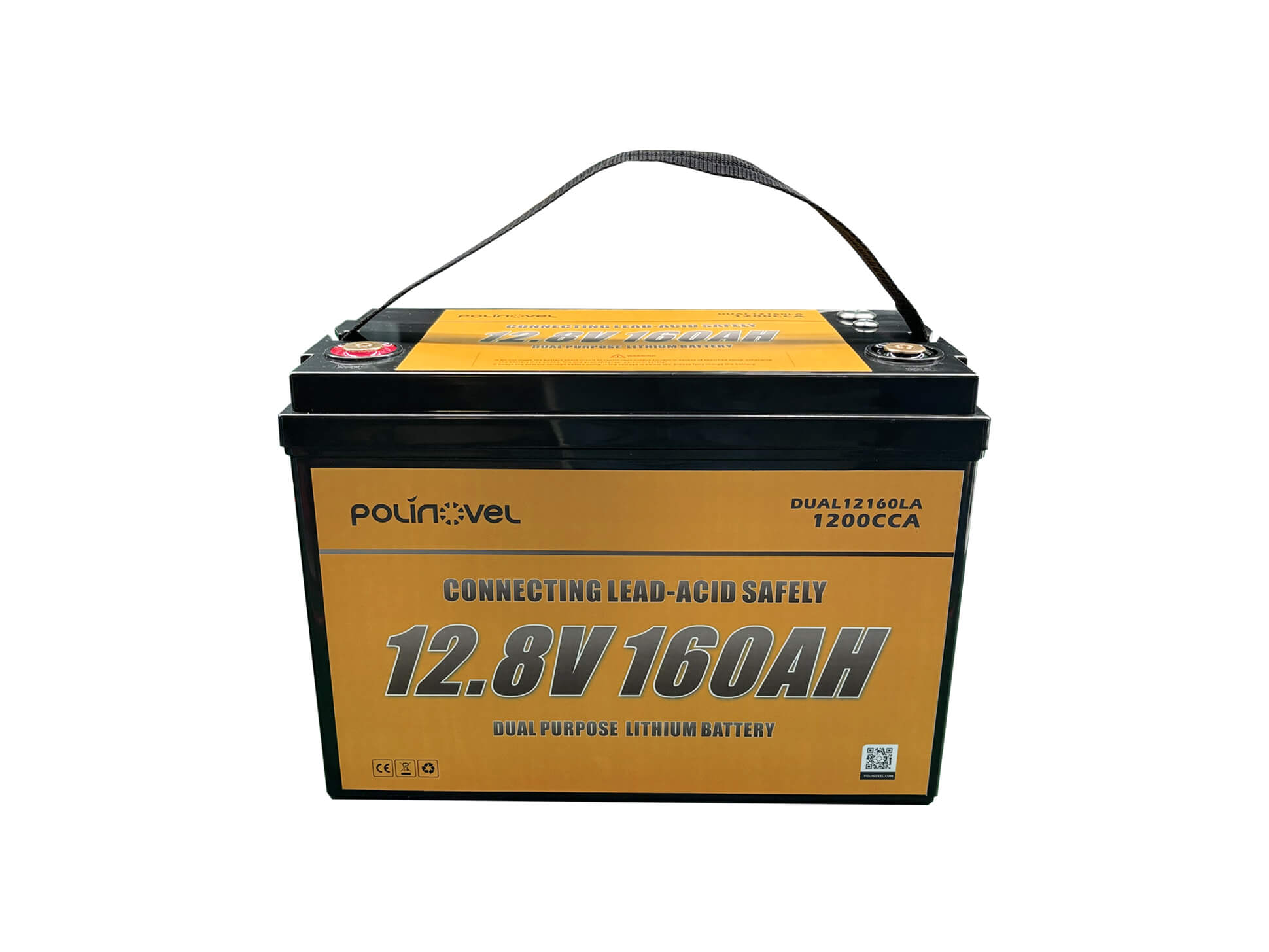 Can connect with LEAD ACID — 12V 160Ah Dual Purpose Lithium Battery ...